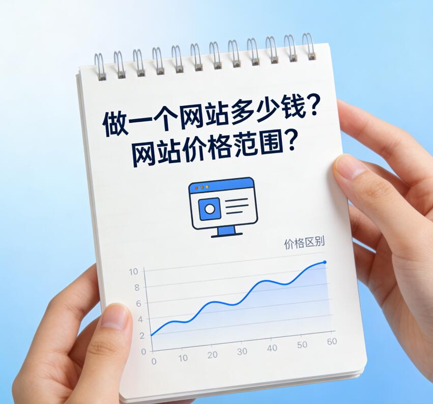 做一个网站多少钱？网站价格范围？